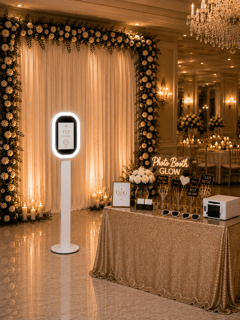 Photo Booth Visalia luxury photo booth by Glow & Gather